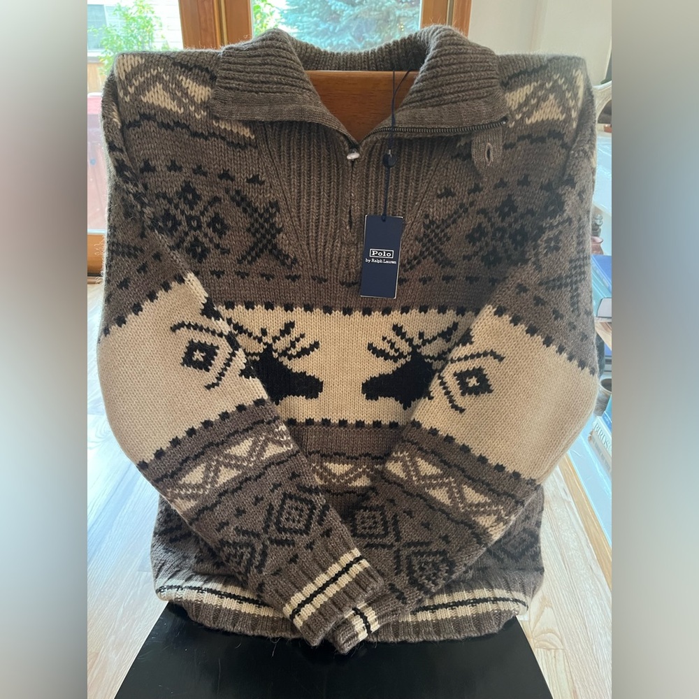 Ralph Lauren Quarter Zip Sweater